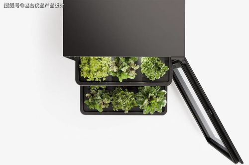 室内垂直农场产品设计使用led灯 植物豆荚来培养更可持续的生活理念