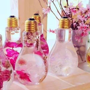 工艺纸艺教程 植物生产灯手工制作图解